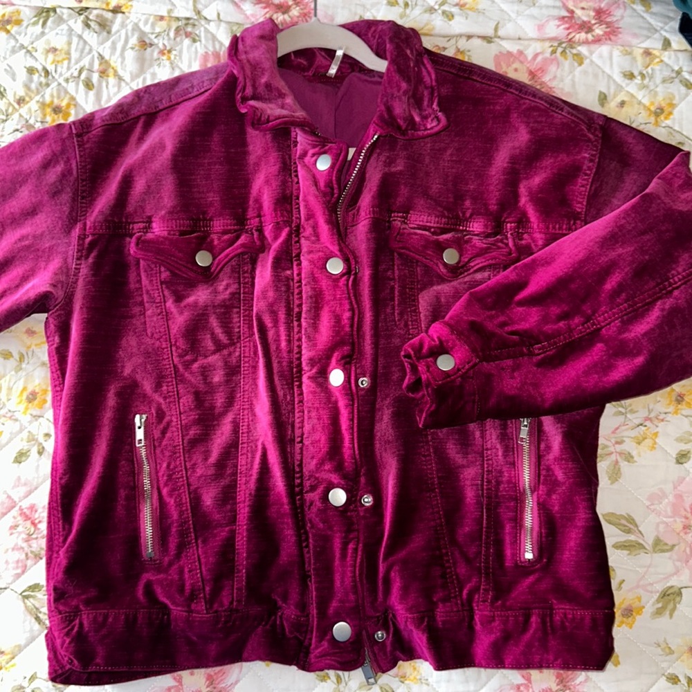 Free People Velvet Jacket